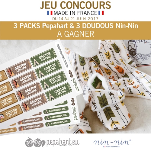 jeu concours en association avec nin-nin