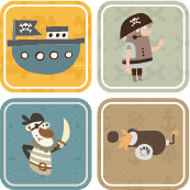 etiquette-enfant-ecole-vetements-pirates étiquettes pour enfants avec le thème des pirates