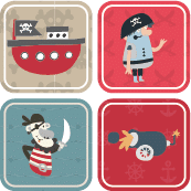 etiquette-enfant-ecole-vetements-pirates étiquettes pour enfants avec le thème des pirates