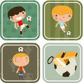 etiquette-enfant-football des étiquettes pour vetements d'enfants sur le football