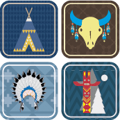 etiquettes-enfants-tente-indiens etiquettes-enfants-tente-indiens