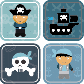 etiquettes-enfants-pirates étiquettes-pour enfants avec des pirates