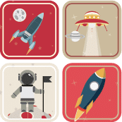 etiquette-enfant-astronaute-ecole étiquettes pour enfants avec des fuqsées et astronautes
