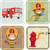 etiquette-enfant-camion-pompier étiquettes camion de pompiers
