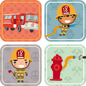 etiquettes-pompiers-enfants étiquettes enfants pompiers