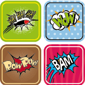 etiquettes-personnalisees-comics étiquettes personnalisées pour chaussures d'enfants