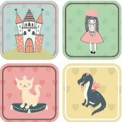etiquette-enfant-fille-princesse étiquettes personnalisées pour les petites filles qui aiment les princesses