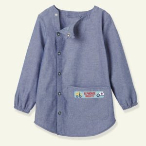 étiquette thermocollante pour la blouse d'école de votre enfant